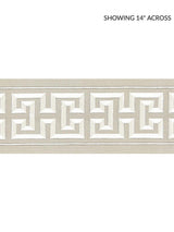 Scalamandre Imperial Embroidered Tape Pearl Grey Trim
