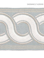 Scalamandre Guilloche Embroidered Tape Mineral Trim