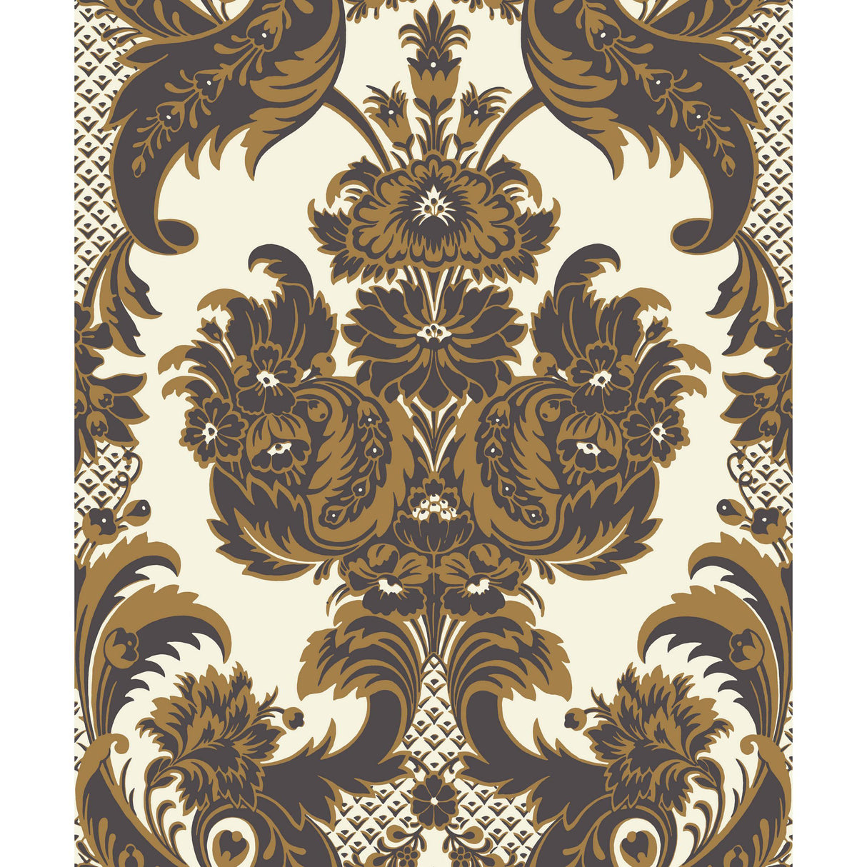 Cole & Son WYNDHAM BLACK & GOLD Wallpaper