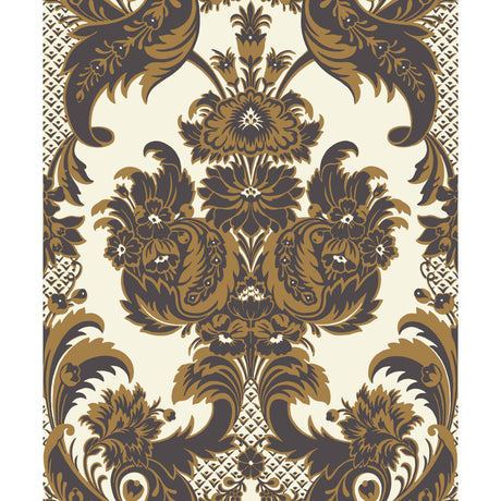 Cole & Son WYNDHAM BLACK & GOLD Wallpaper