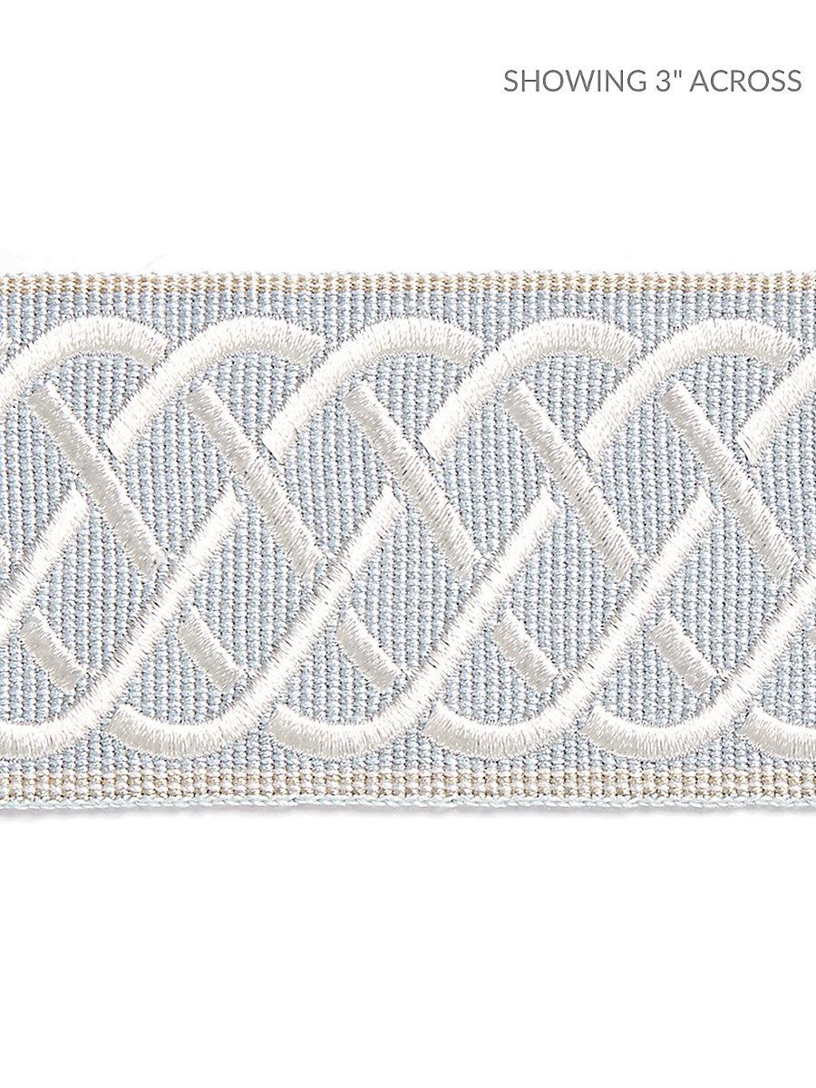Scalamandre Helix Embroidered Tape Mineral Trim