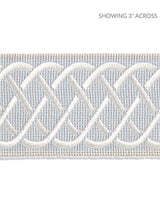 Scalamandre Helix Embroidered Tape Mineral Trim