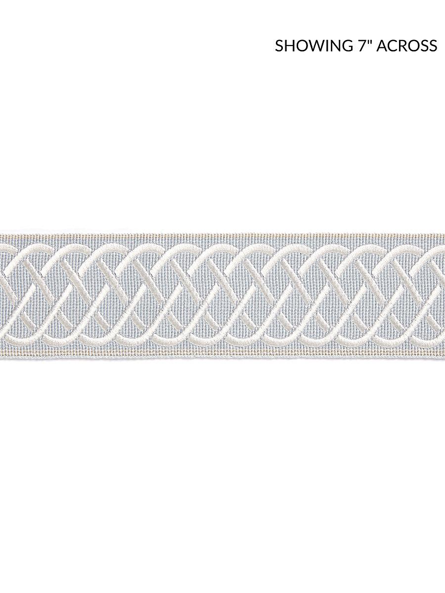 Scalamandre Helix Embroidered Tape Mineral Trim