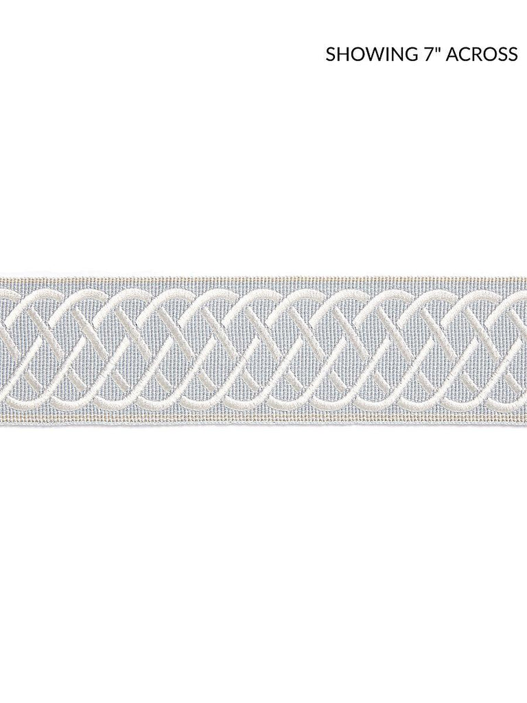 Scalamandre HELIX EMBROIDERED TAPE MINERAL Trim