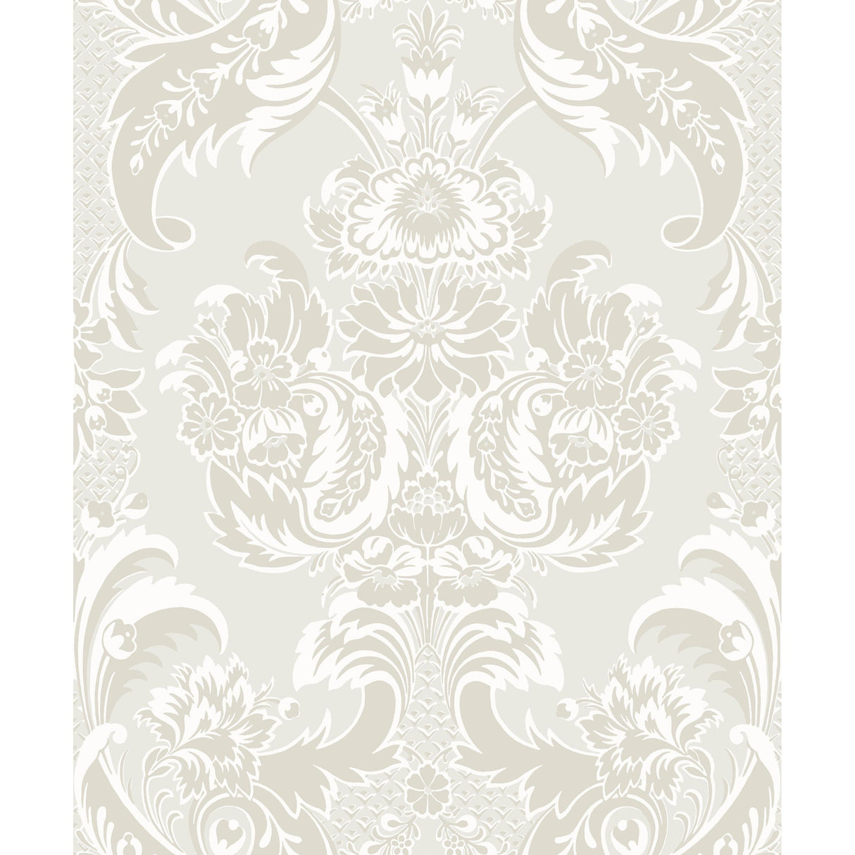 Cole & Son WYNDHAM WHITE AND PEARL Wallpaper