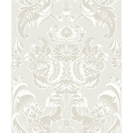Cole & Son WYNDHAM WHITE AND PEARL Wallpaper