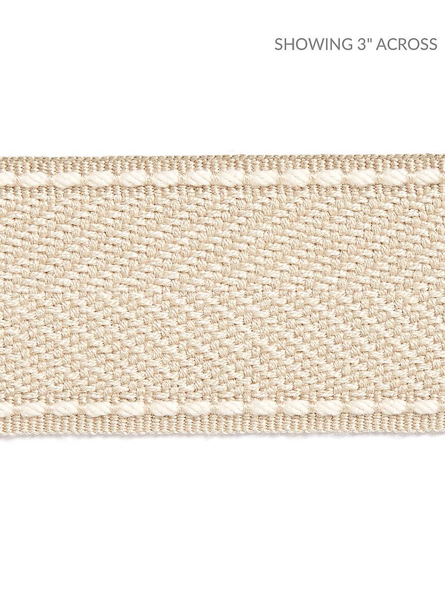 Scalamandre Montauk Herringbone Tape Linen Trim