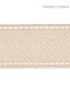 Scalamandre Montauk Herringbone Tape Linen Trim