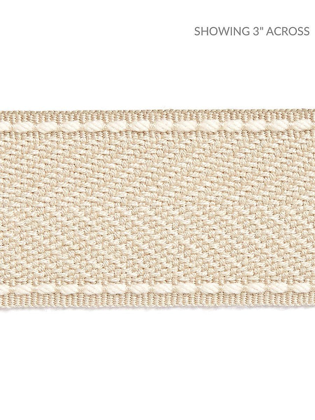 Scalamandre Montauk Herringbone Tape Linen Trim