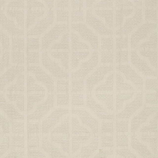Schumacher Crossbridge Casement Ivory Fabric