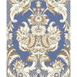 Cole & Son WYNDHAM BLUE AND GOLD Wallpaper