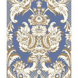 Cole & Son WYNDHAM BLUE AND GOLD Wallpaper