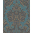 Cole & Son WYNDHAM TEAL AND CHARCOAL Wallpaper