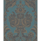 Cole & Son WYNDHAM TEAL AND CHARCOAL Wallpaper