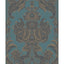 Cole & Son WYNDHAM TEAL AND CHARCOAL Wallpaper