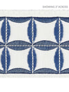 Scalamandre Fiori Embroidered Tape Delft Trim