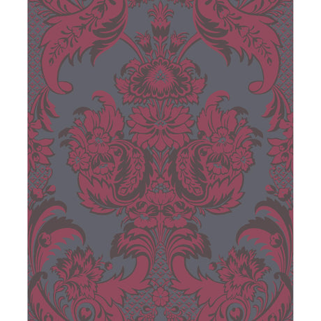 Cole & Son WYNDHAM RED AND SLATE Wallpaper