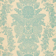 Schumacher Lace Aqua Fabric