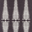 Schumacher Fern Tree Ivory/Grey Flannel Fabric