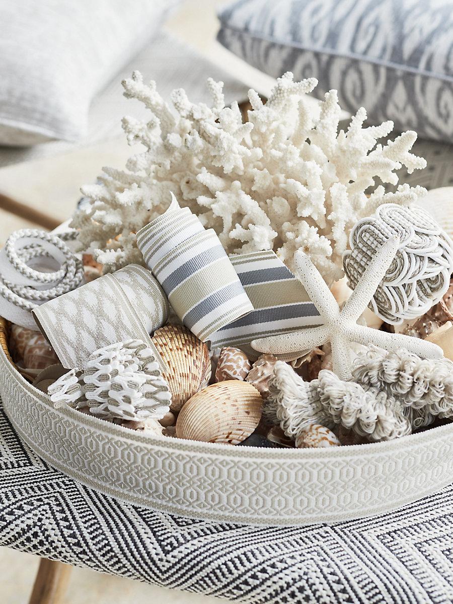 Scalamandre Patara Ikat Tape Sky Trim