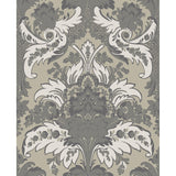Cole & Son ALDWYCH SILVER AND WHITE Wallpaper