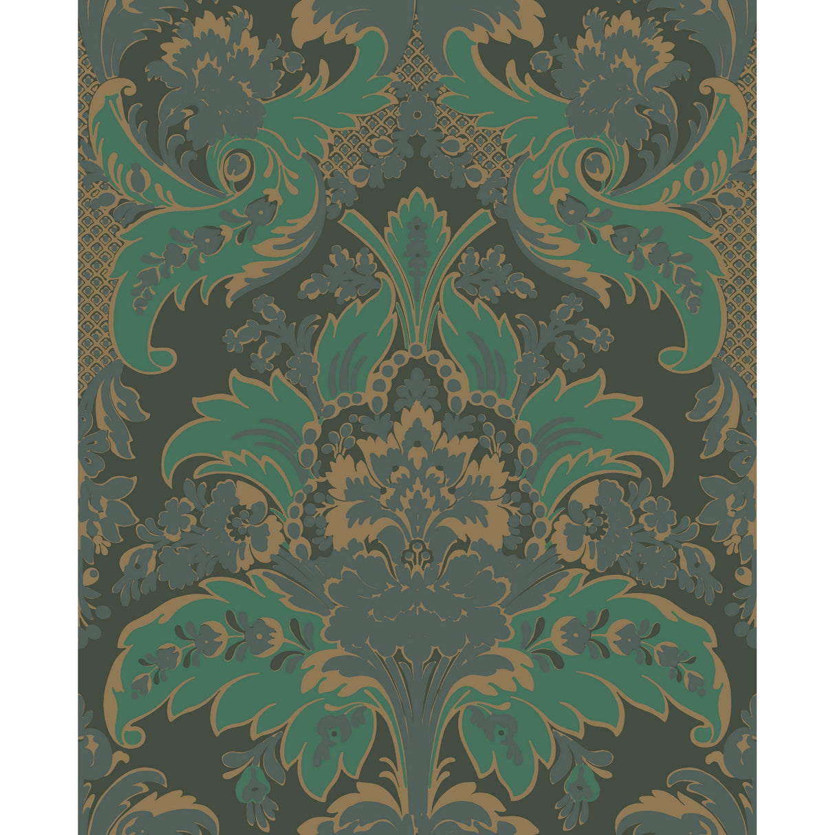 Cole & Son ALDWYCH GREEN AND GOLD Wallpaper