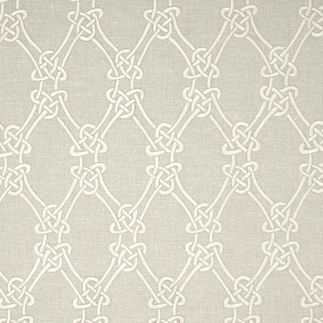 Schumacher Gordian Weave Natural On Greige Fabric