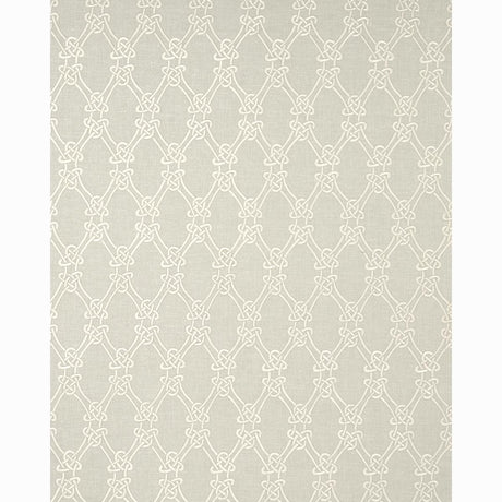 Schumacher Gordian Weave Natural On Greige Fabric