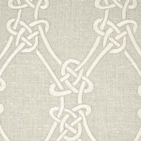 Schumacher Gordian Weave Natural On Greige Fabric