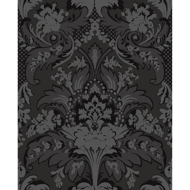 Cole & Son ALDWYCH BLACK AND GRAPHITE Wallpaper