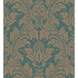 Cole & Son BLAKE TEAL AND SILVER Wallpaper