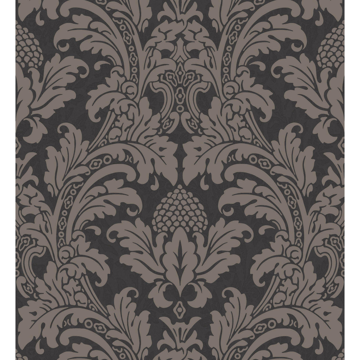 Cole & Son BLAKE BLACK AND GRAPHITE Wallpaper