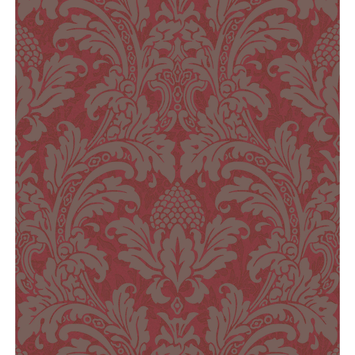 Cole & Son BLAKE RED AND SILVER Wallpaper