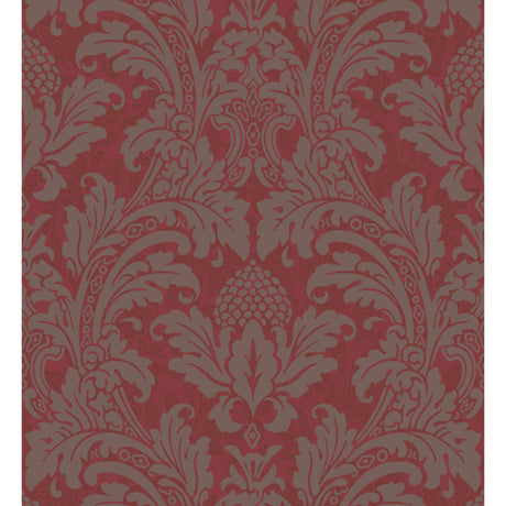 Cole & Son BLAKE RED AND SILVER Wallpaper