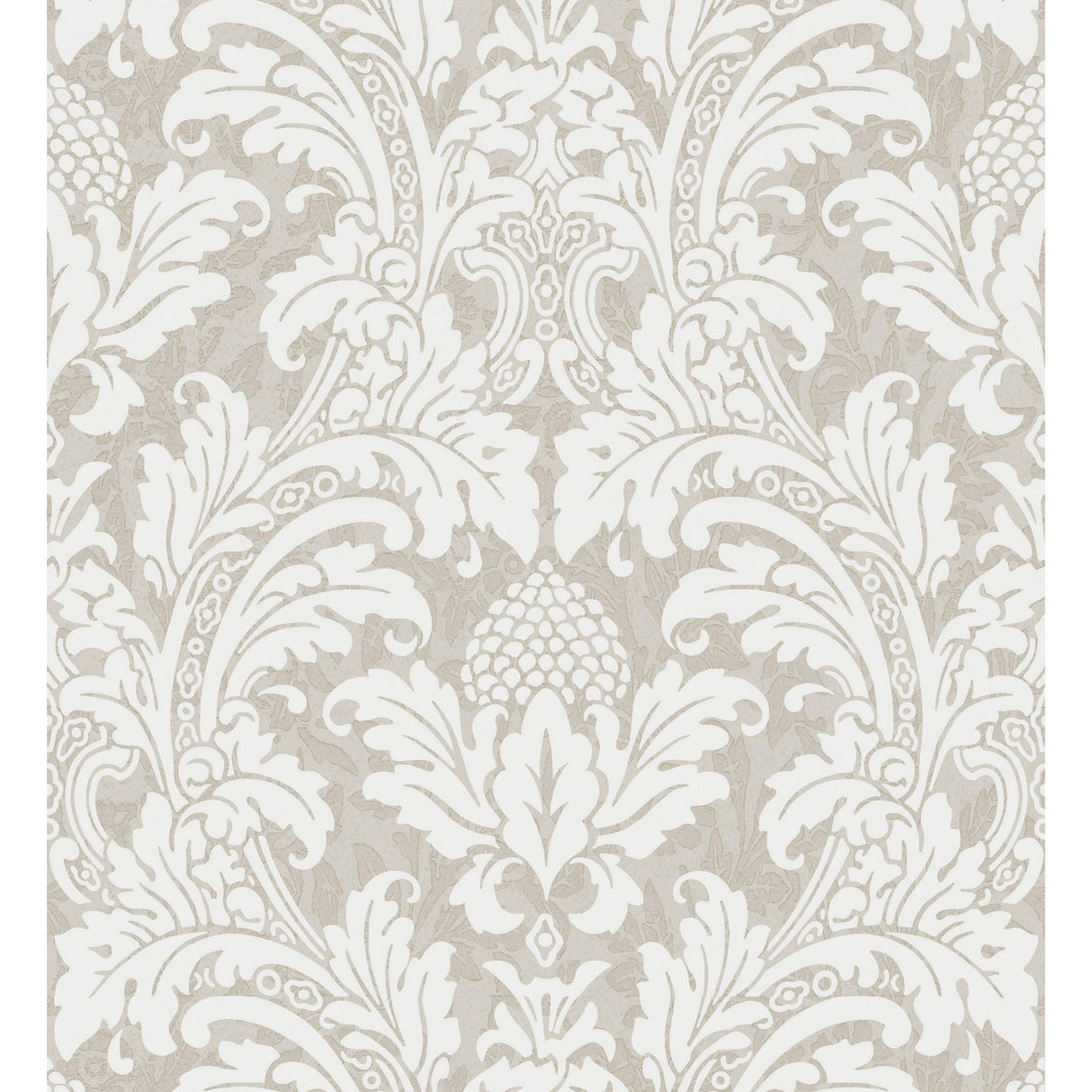 Cole & Son BLAKE WHITE AND SILVER Wallpaper