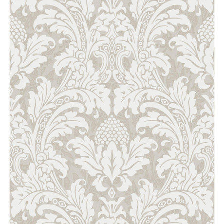 Cole & Son BLAKE WHITE AND SILVER Wallpaper