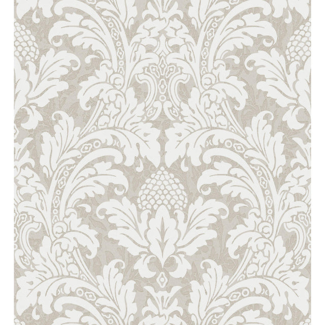 Cole & Son BLAKE WHITE AND SILVER Wallpaper