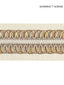 Scalamandre Colette Braided Tape Bisque Trim