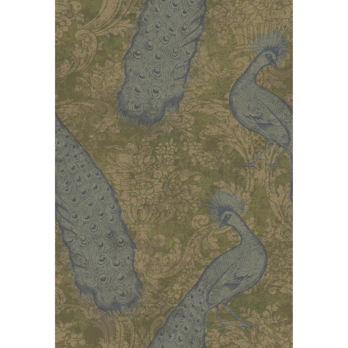 Cole & Son BYRON TEAL AND PEWTER Wallpaper