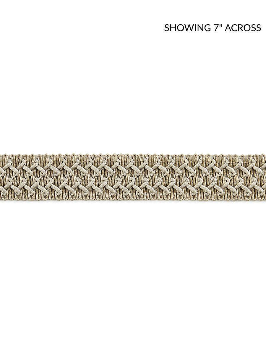 Scalamandre Kaarina Linen Braid Natural Trim