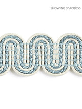 Scalamandre Serpentine Braid Caribe Trim