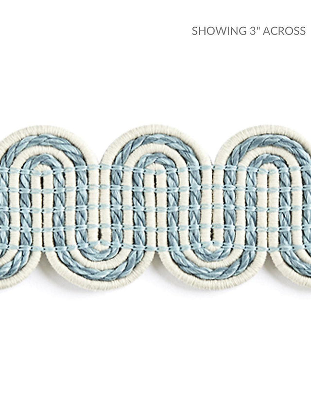 Scalamandre Serpentine Braid Caribe Trim