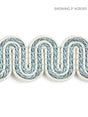 Scalamandre Serpentine Braid Caribe Trim