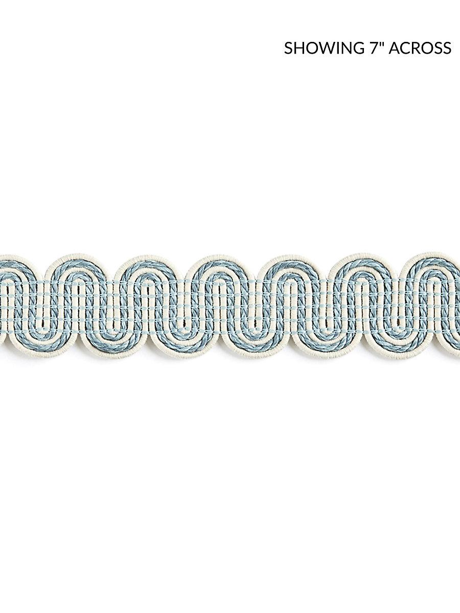 Scalamandre Serpentine Braid Caribe Trim