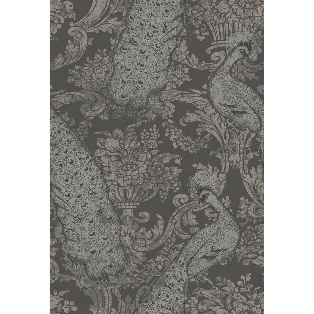 Cole & Son BYRON CHARCOAL AN SILVER Wallpaper