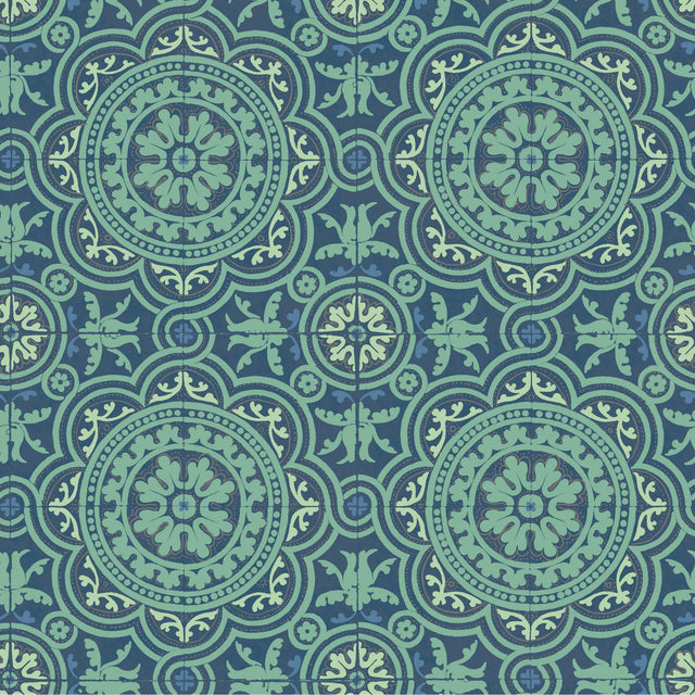 Cole & Son PICCADILLY TEAL AND GOLD Wallpaper