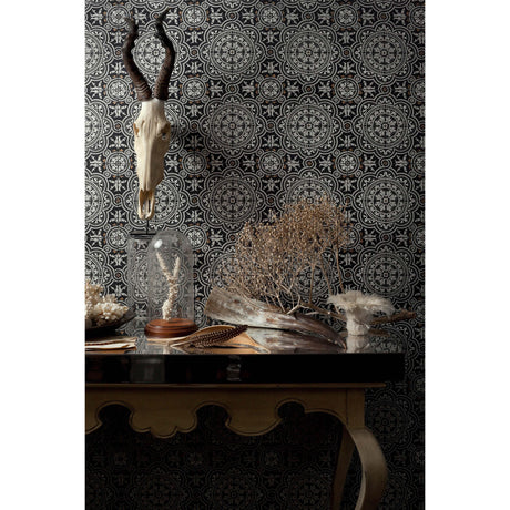Cole & Son PICCADILLY BLACK AND WHITE Wallpaper