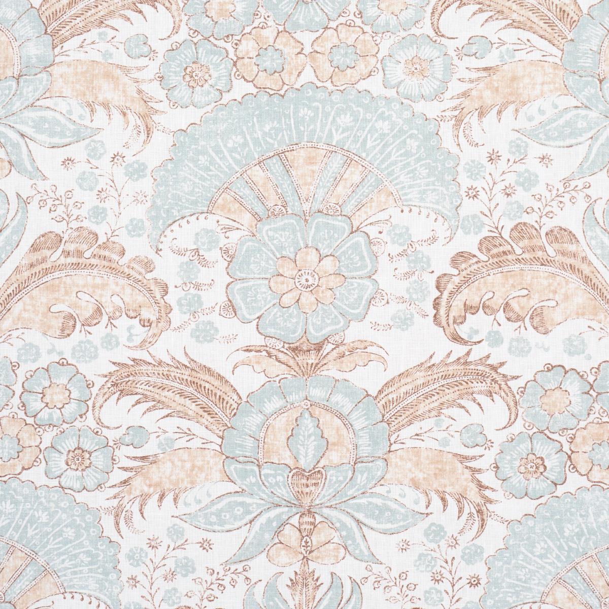Schumacher Calicut Aqua Fabric