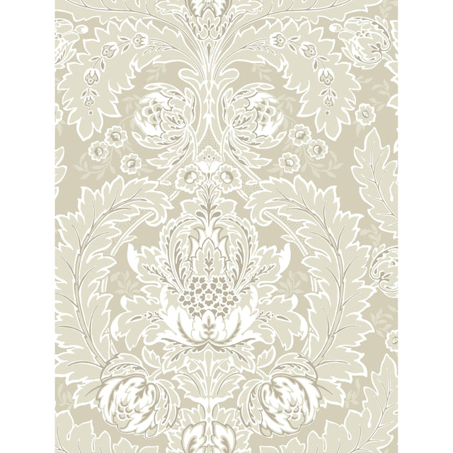 Cole & Son COLERIDGE LINEN AND WHITE Wallpaper