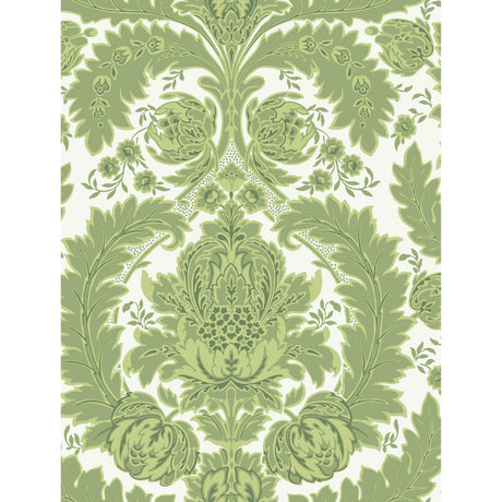 Cole & Son COLERIDGE GREEN AND IVORY Wallpaper